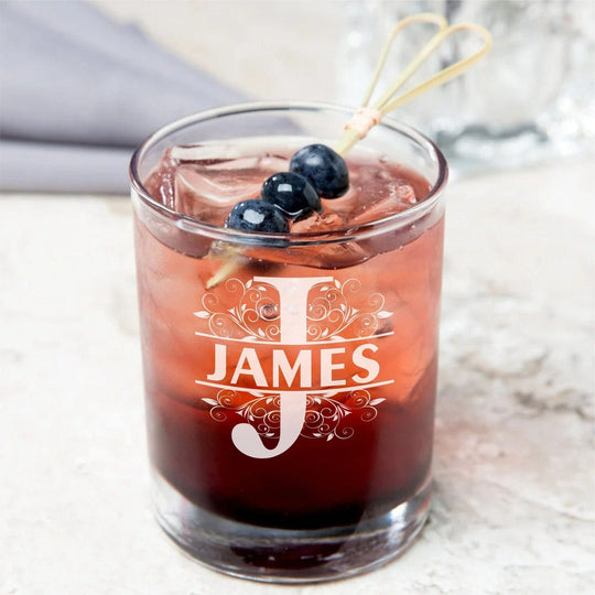 Custom Whiskey Glass - Personalized 11oz Rocks Glass