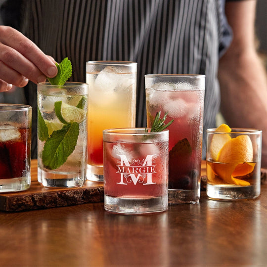 Custom Whiskey Glass - Personalized 11oz Rocks Glass