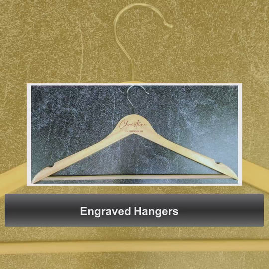 Engraved Hangers by@Outfy