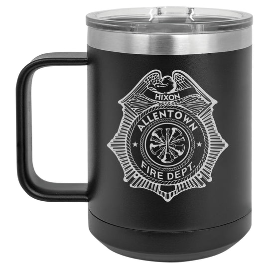 Firefighter Badge Gift Tumbler 12oz Mug