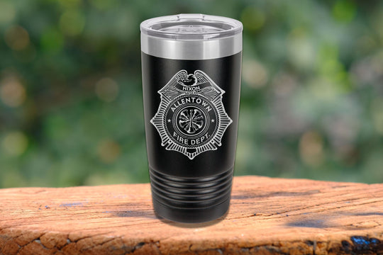 Firefighter Badge Gift Tumbler