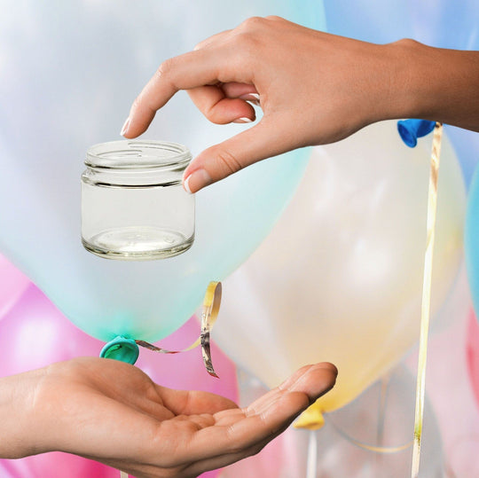 Glass Jars with Lids - 2oz Tiny Jars with Lids