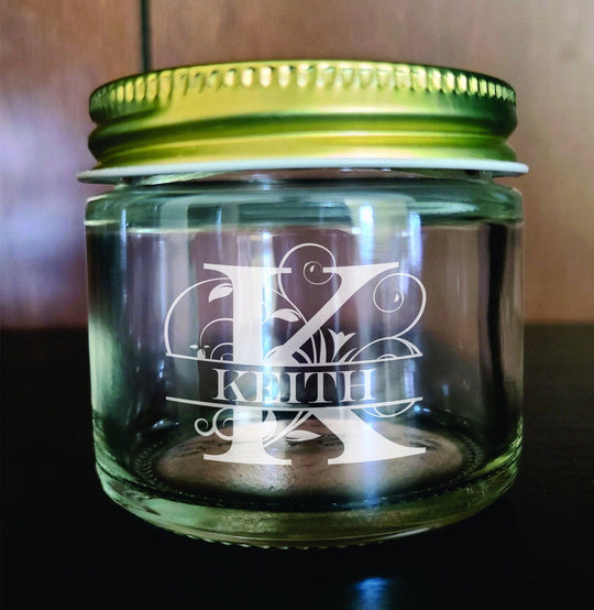 Glass Jars with Lids - 2oz Tiny Jars with Lids Name