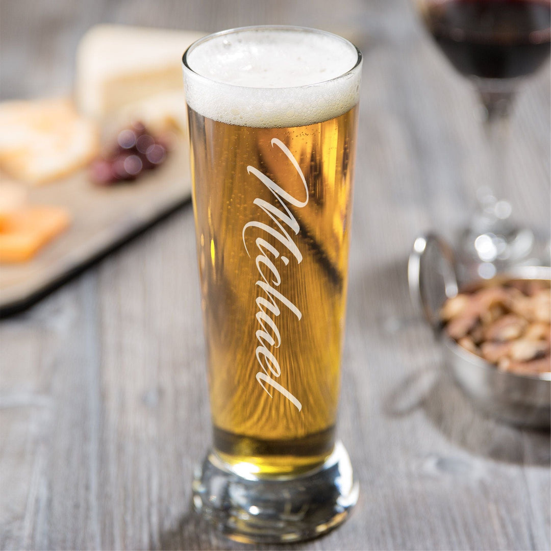 Groomsman Gift Custom Engraved 16.25oz Pilsner
