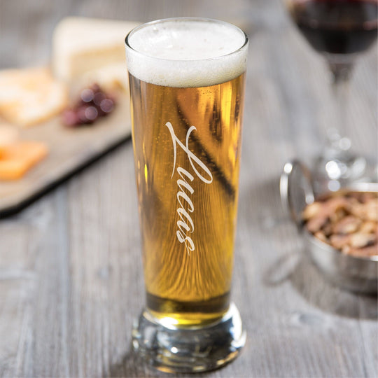 Groomsman Gift Custom Engraved 16.25oz Pilsner