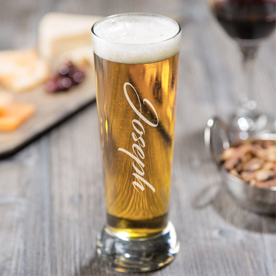 Groomsman Gift Custom Engraved 16.25oz Pilsner