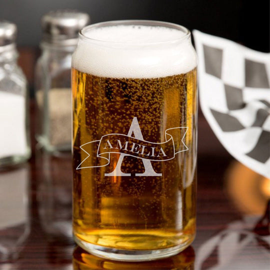 Groomsmen Gifts Custom Beer Can Glass