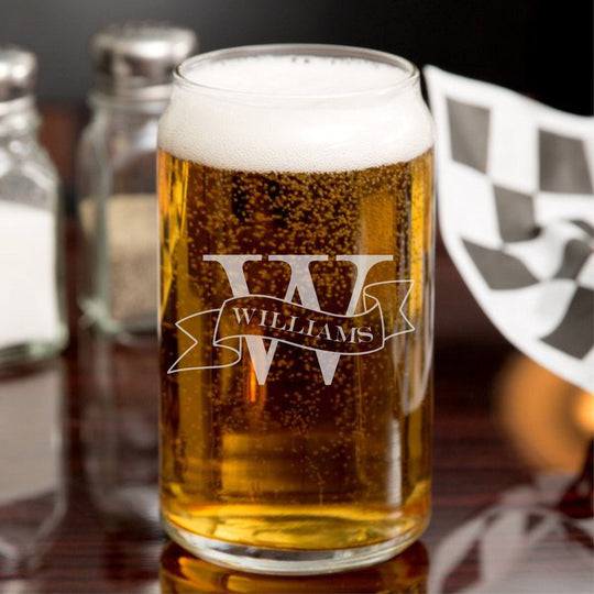 Groomsmen Gifts Custom Beer Can Glass