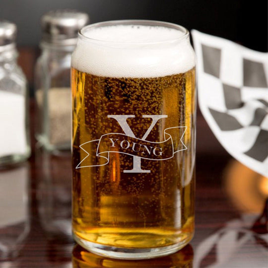 Groomsmen Gifts Custom Beer Can Glass