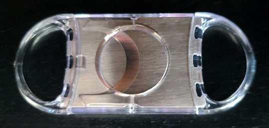 Leather Cigar Travel Case - Personalized flip top cigar holder and cutter with laser engraved monogram. Gifts for him.