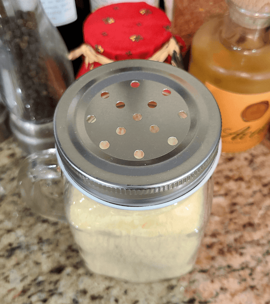 Mason Jar Spice Shaker with Handle and Lid