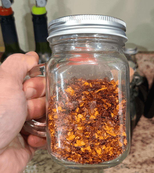 Mason Jar Spice Shaker with Handle and Lid None
