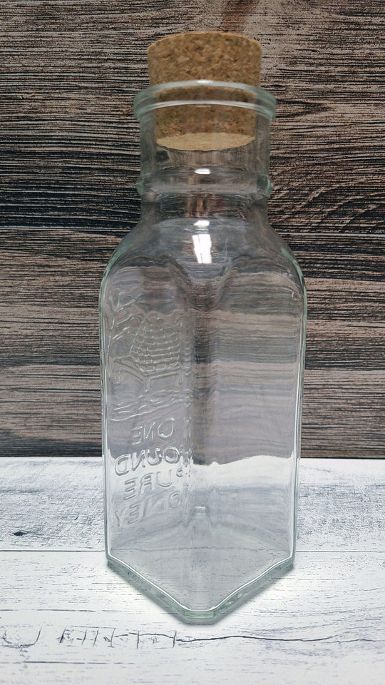 Muth Honey Jar Bottle with Cork Top