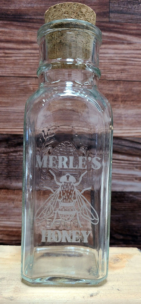 Muth Honey Jar Bottle with Cork Top