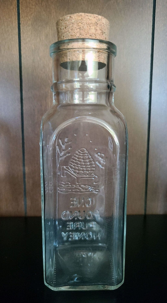 Muth Honey Jar Bottle with Cork Top None
