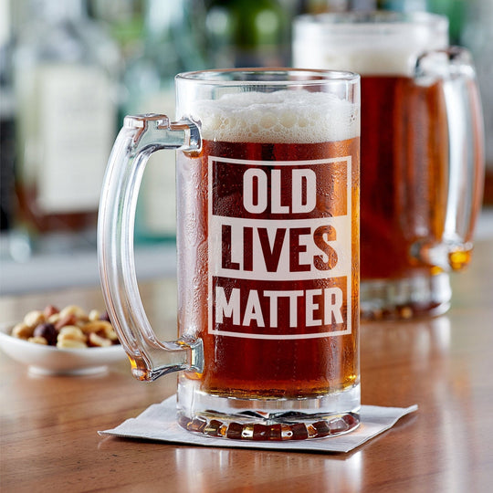 Old Lives Matter 25oz Beer Mug