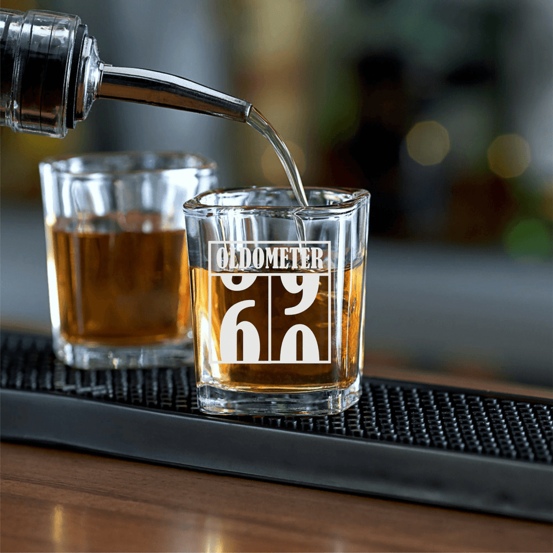 Oldometer Birthday Gift Shot Glass