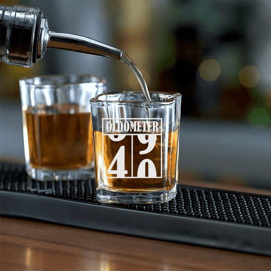 Oldometer Birthday Gift Shot Glass