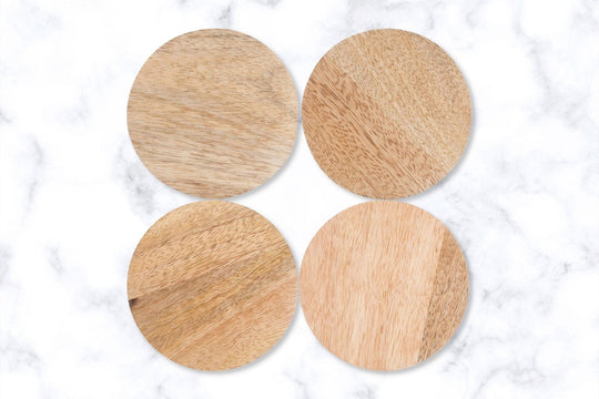 Personalized Coaster Set - Set of Four and Caddy
