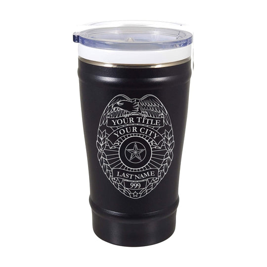 Police Officer Gift - 16 oz Ceramisteel Coffee Tumbler