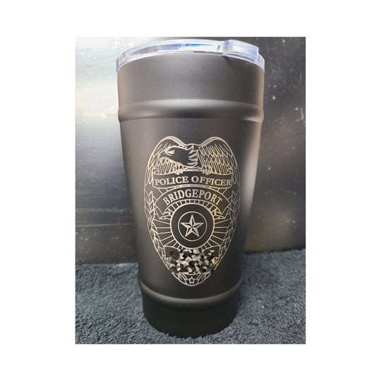 Police Officer Gift - 16 oz Ceramisteel Coffee Tumbler