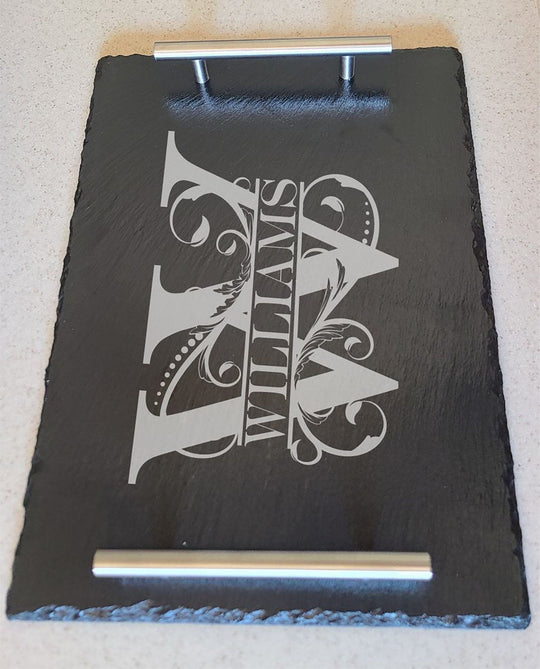 Slate Serving Tray with Handles