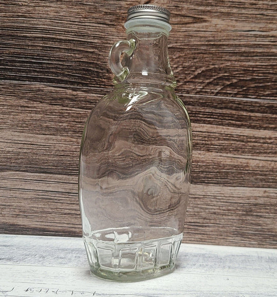 Syrup Bottle - Custom engraved 12oz glass syrup bottles with cap.