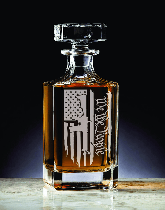 We the People Custom Engraved Decanter Rifle