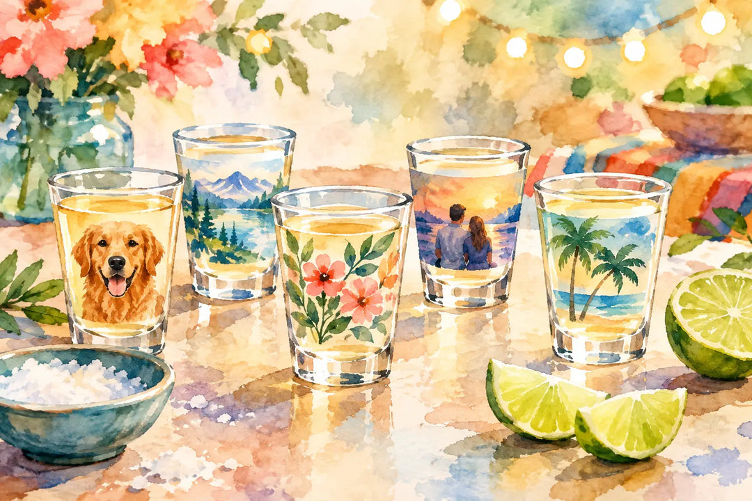 Personalized Shot Glasses That Bring the Party