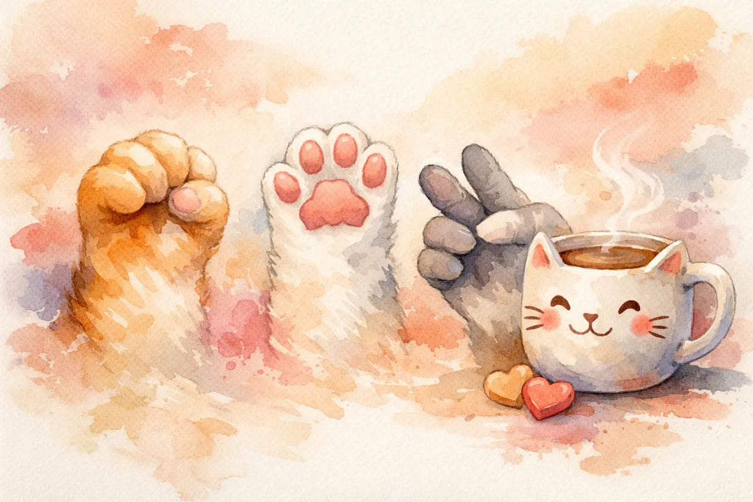 Cat Paw Rock Paper Scissors Mug for Gift Giving