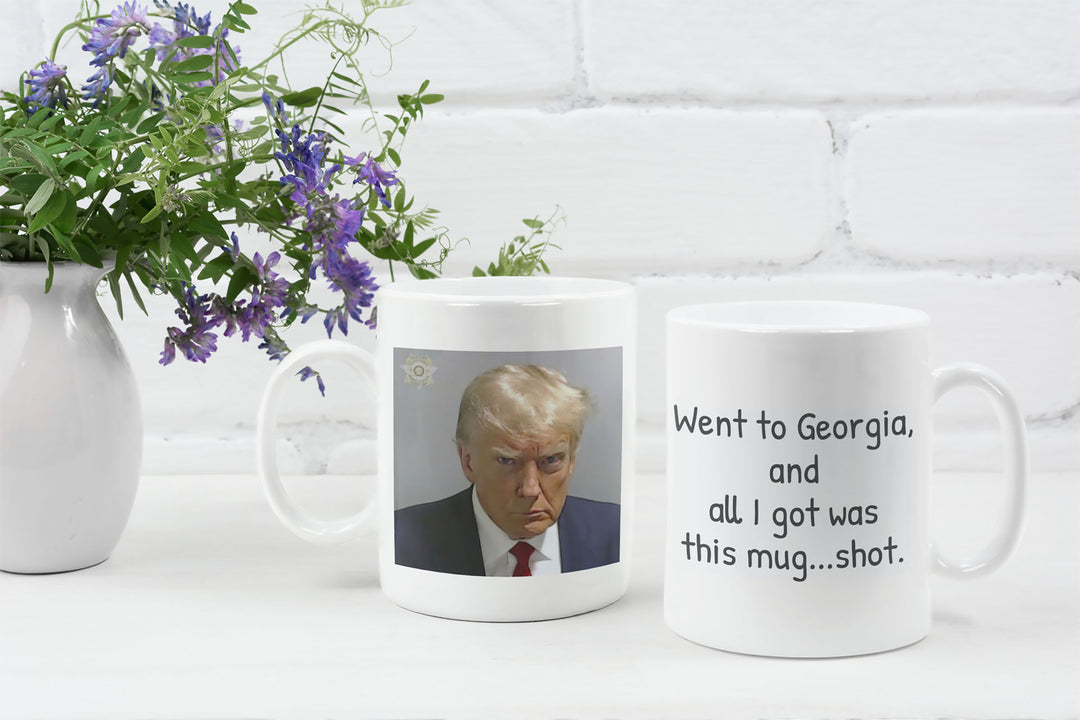 Trump Mugshot 11oz Ceramic Mug A Unique Political Statement Piece