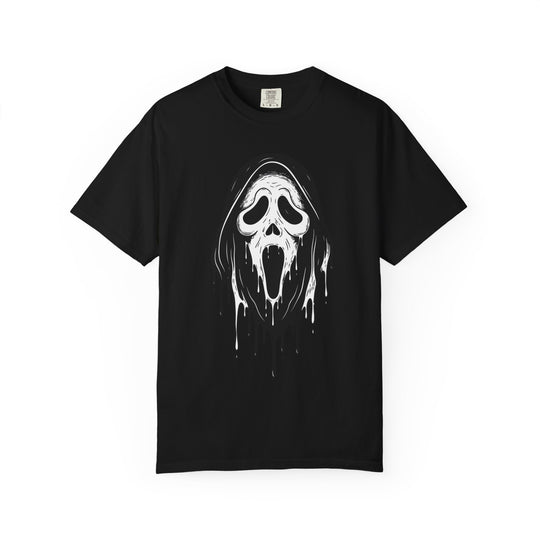 Scream Mask Face T-Shirt | Creepy Ghost Funny Spooky Halloween Season Shirt