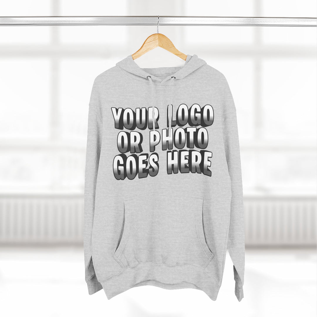 Custom Logo Sweatshirt | Personalized Business Logo Hoodie with Front &amp; Back Printing