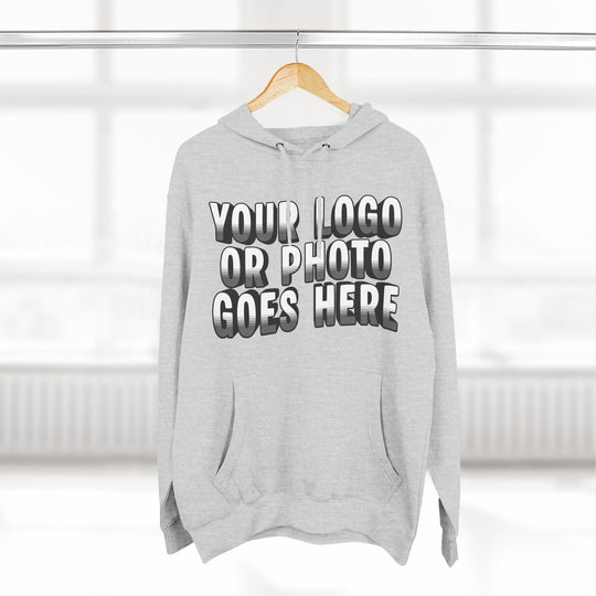 Custom Logo Sweatshirt | Personalized Business Logo Hoodie with Front &amp; Back Printing