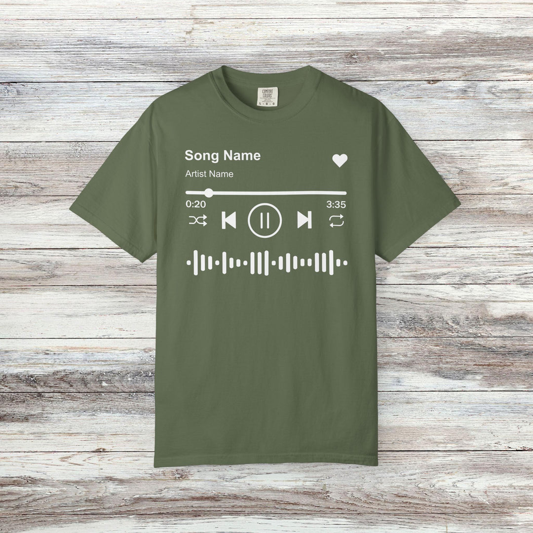 Custom Song Name Comfort Colors® Shirt | Personalized Favorite Song Tee