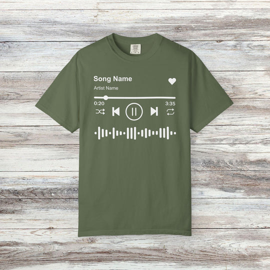 Custom Song Name Comfort Colors® Shirt | Personalized Favorite Song Tee