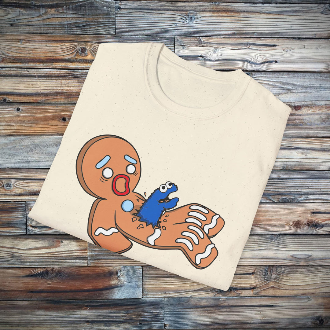Monster Gingerbread Cookie T-Shirt, Funny Christmas Tee
