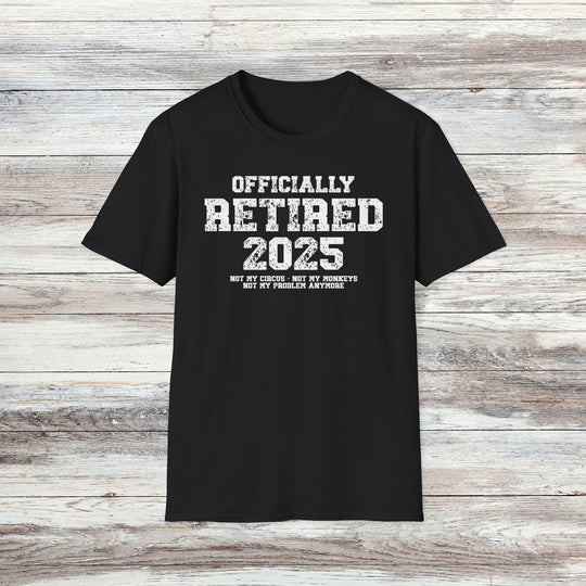 Officially Retired 2025 Graphic Tee