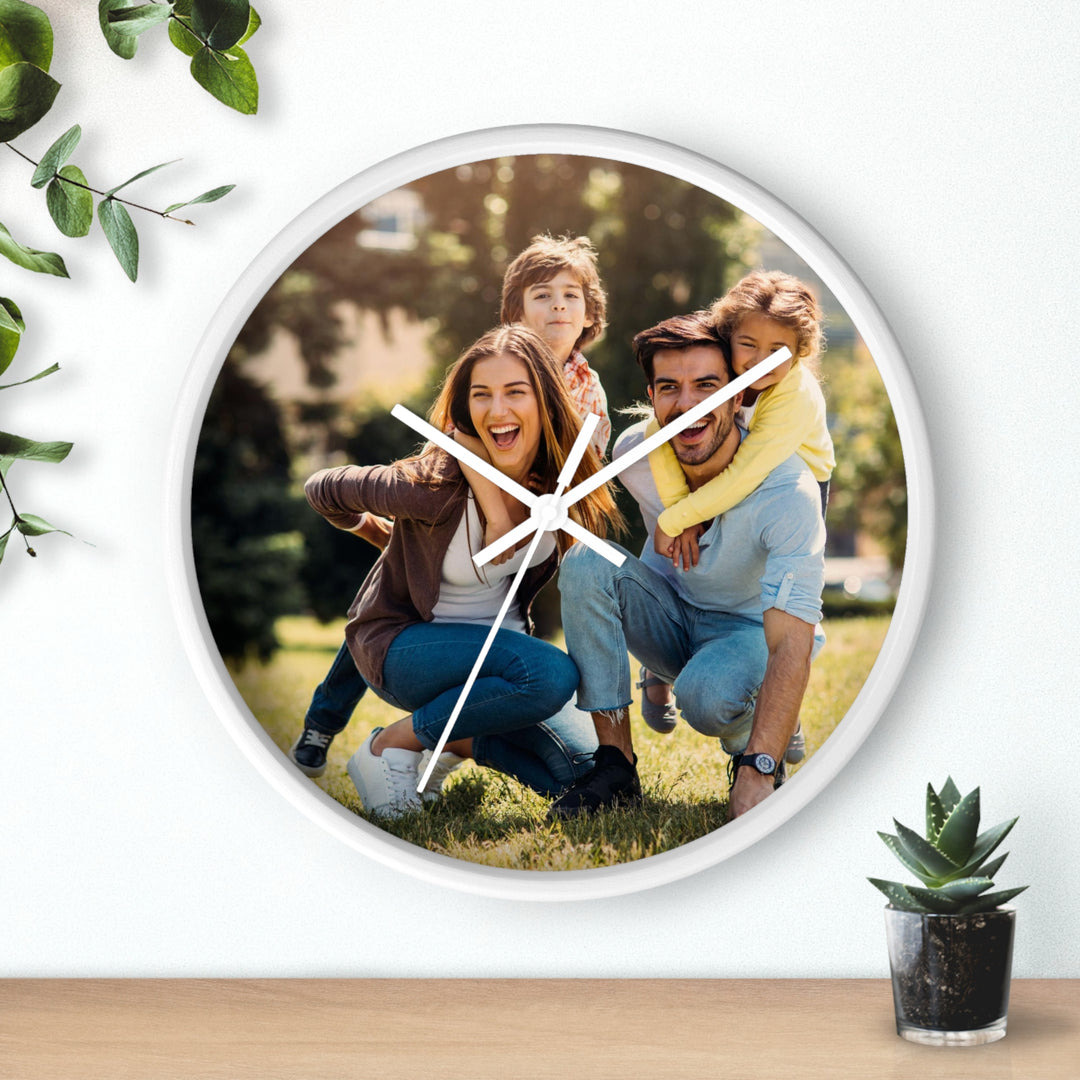 Personalized Photo Family Portrait Wall Clock
