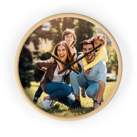 Personalized Photo Family Portrait Wall Clock