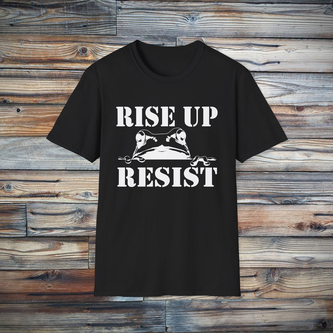 Portland Frog Rise Up and Resist Unisex Tee