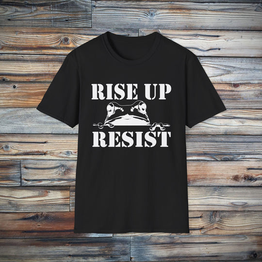 Portland Frog Rise Up and Resist Unisex Tee