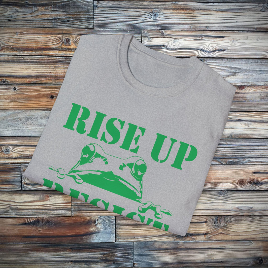 Portland Frog Rise Up and Resist Unisex Tee