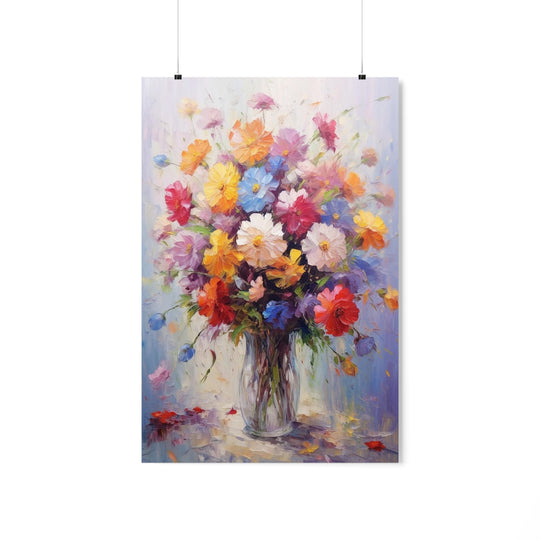 Premium Matte Vertical Posters - Flower Vase