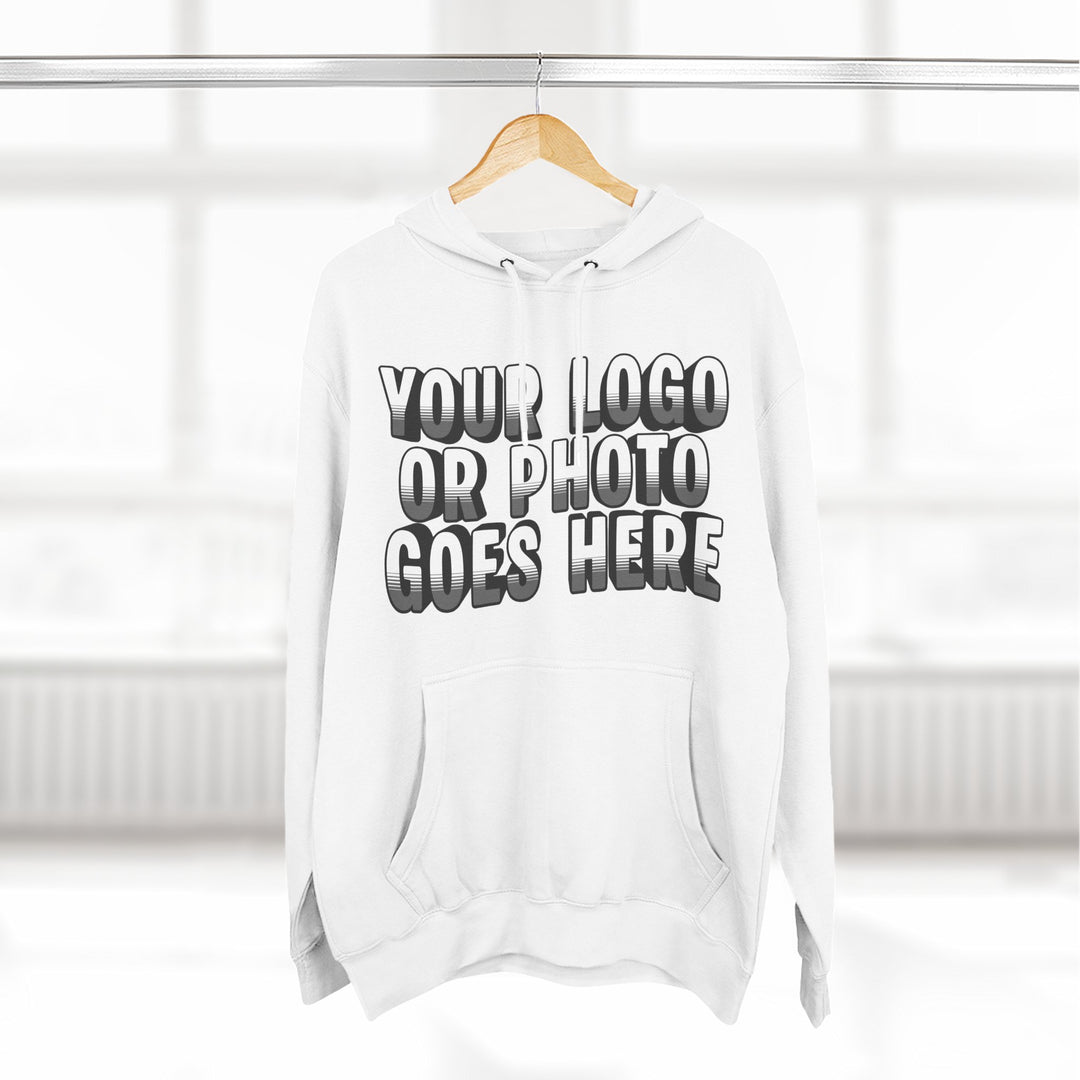 Custom Logo Sweatshirt | Personalized Business Logo Hoodie with Front &amp; Back Printing