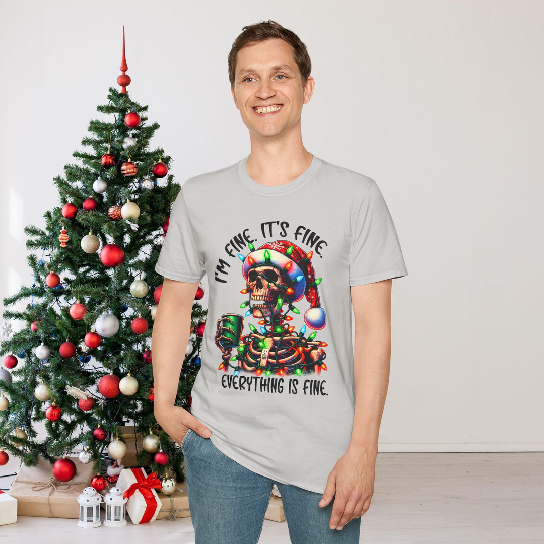 Everything's Fine Christmas Tee - Funny Holiday T-Shirt