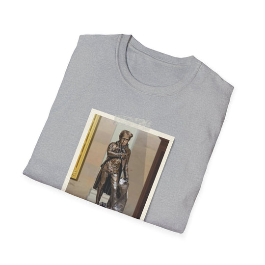 Funny Relax Guy Trump Statue Unisex Softstyle T-Shirt