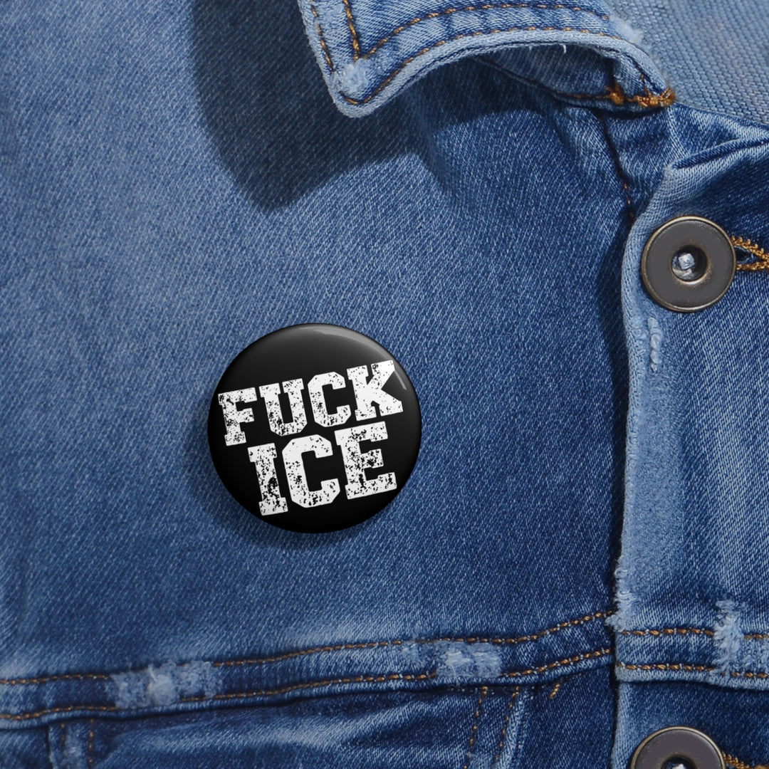 Fuck ICE Pin Button | Political Statement Protest Button