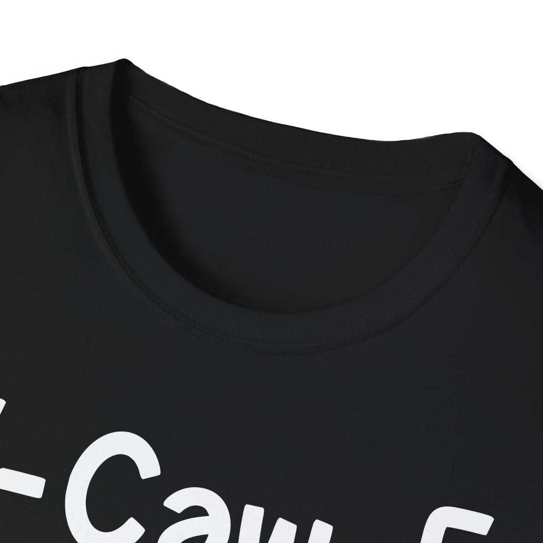 F-Caw-F Three Birds Graphic Funny Unisex Tee, Softstyle T-Shirt