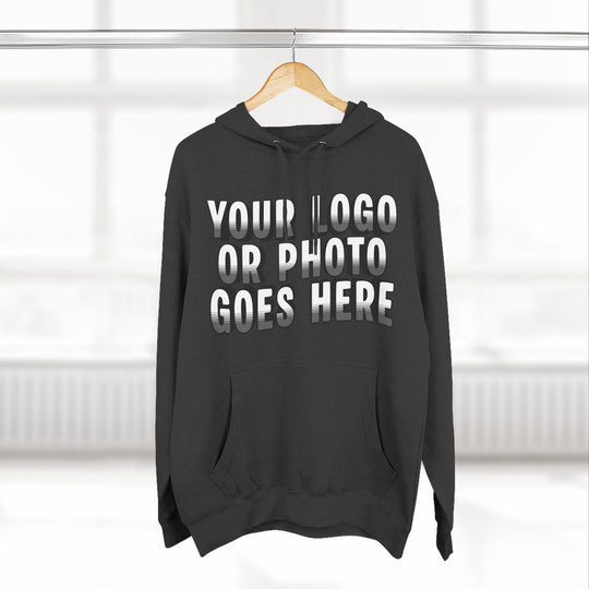 Custom Logo Sweatshirt | Personalized Business Logo Hoodie with Front &amp; Back Printing